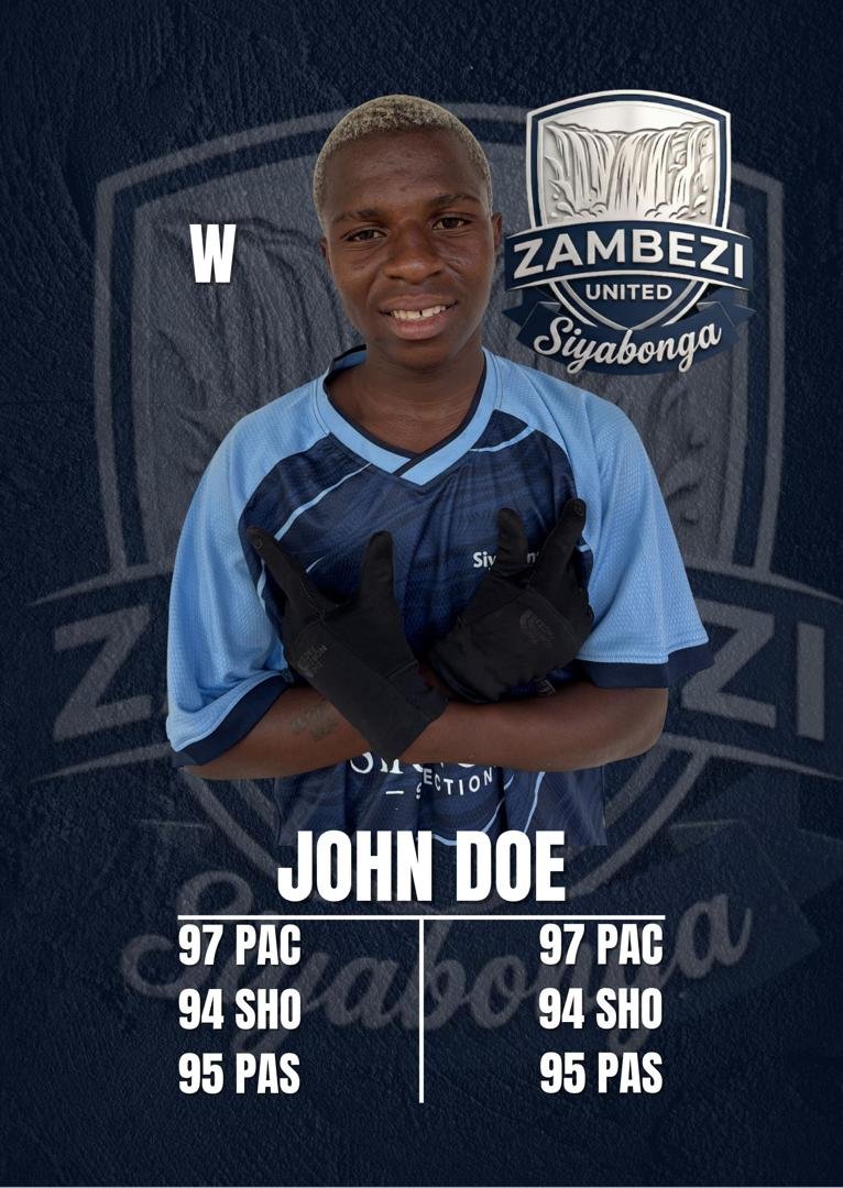 Player card — name to be updated